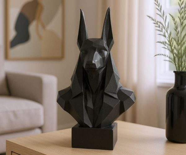 Anubis Büstü Dekoratif Heykel